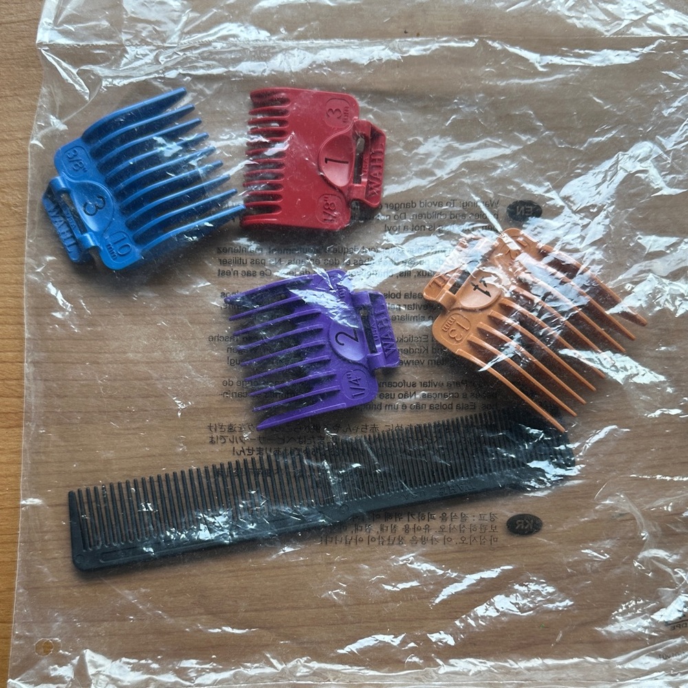 Wahl Colorful Hair Clipper Guards Set